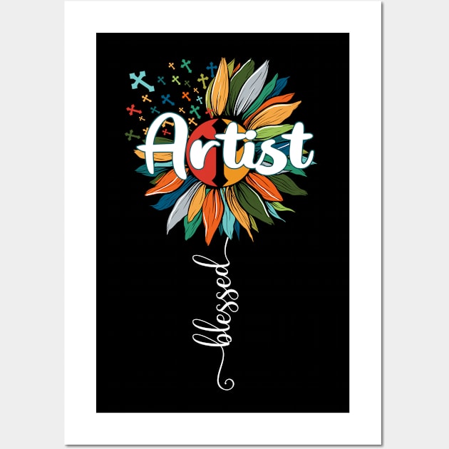 Blessed Artist Wall Art by Brande